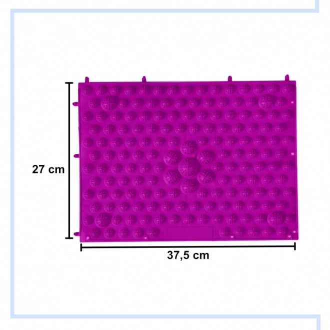 Smyslová masážní korekční podložka fialová