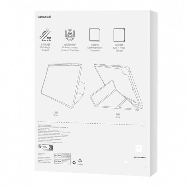 Baseus Minimalist Series ochranné pouzdro pro IPad Air 4/Air 5 10,9" (šedé)