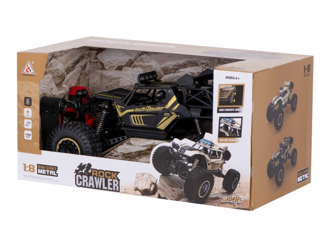 Velký RC vůz Rock Crawler 1:8 černý