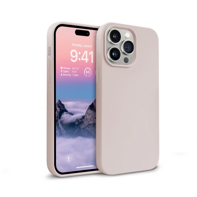 Magnetické pouzdro Color Cover pro iPhone 14 Pro Sand Pink