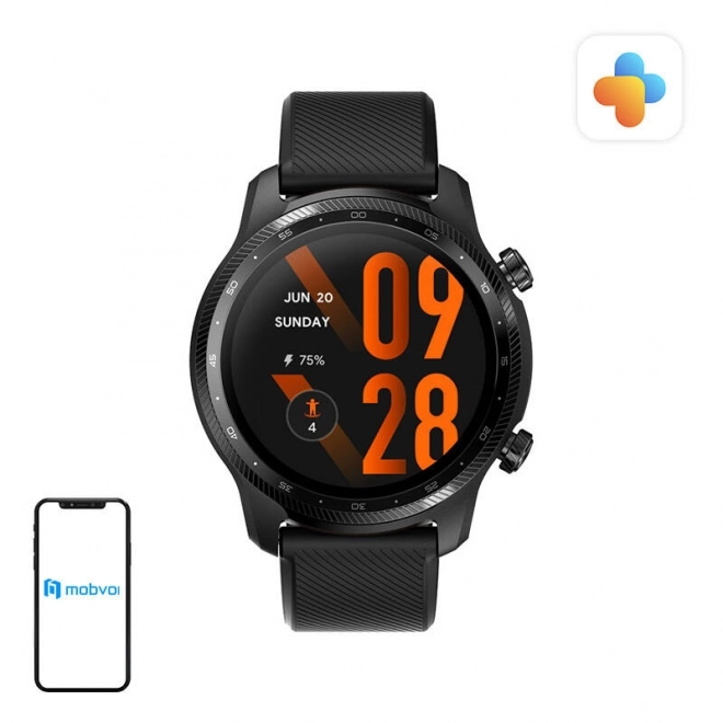 Chytré hodinky Mobvoi TicWatch Pro 3 Ultra GPS (Shadow Black)