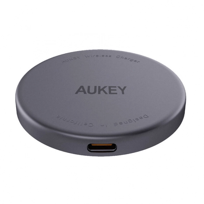 Magnetická bezdrátová nabíječka MagFusion Aukey LC-MC10, 15W Qi2 (černá)