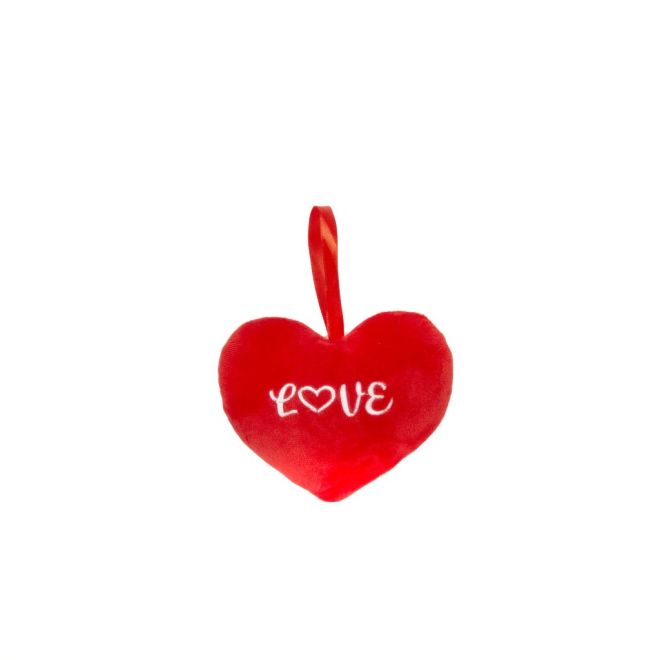 Valentýnské plyšové srdce - Love