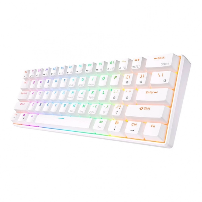 Mechanická klávesnice Royal Kludge RK61 RGB, červené spínače (bílé)