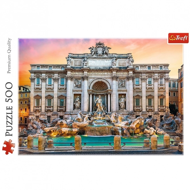 Puzzle - Fontanna di Trevi, Řím 500 ks