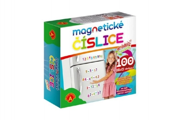 Magnetické číslice na lednici