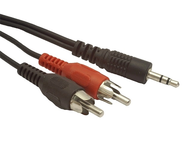 Kabel MINIJACK/2XRCA (CHINCH)M/M 2,5 m