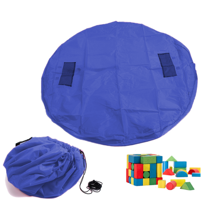 Dětská bloková podložka / taška - malá modrá