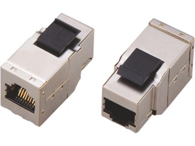 Konektor RJ45-RJ45 pro panel STP cat.6A