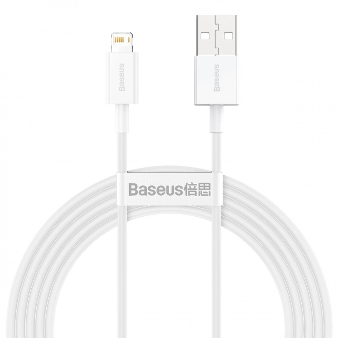 Kabel USB na iP 2,4A 2m (bílý)