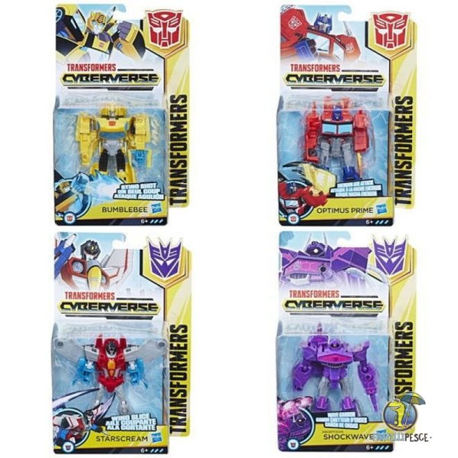 Transformers Cyberverse figurka 5-7 kroků transformace