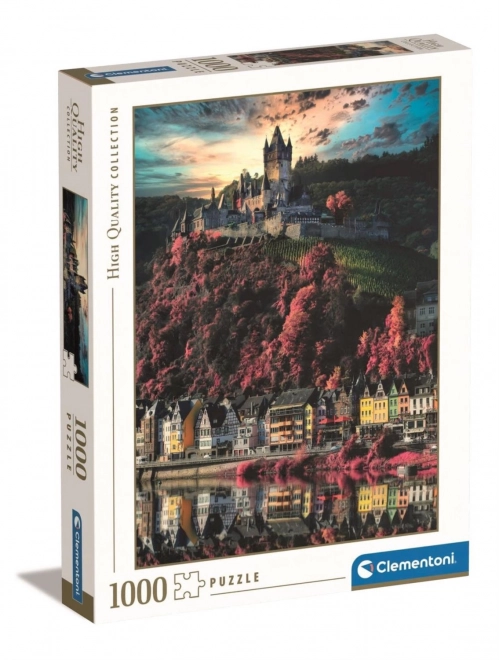 Puzzle 1000 prvků Vysoká kvalita, Hrad Cochem