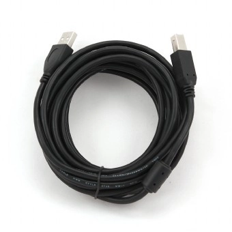 Kabel USB 2.0 typ AB AM-BM 4,5 m FERRYT černý