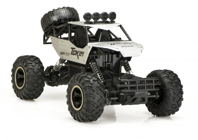 RC auto Rock Crawler 1:12 4WD METAL stříbrný