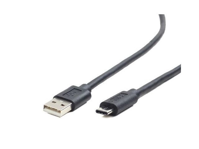 Kabel USB 2.0 typu AC AM-CM 1,8 m černý