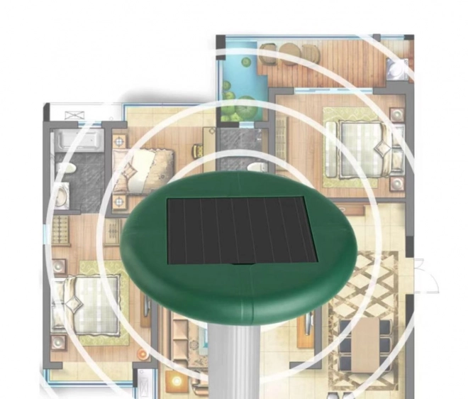 Solární odpuzovač krtků a jiných hlodavců - sada 2 kusů.