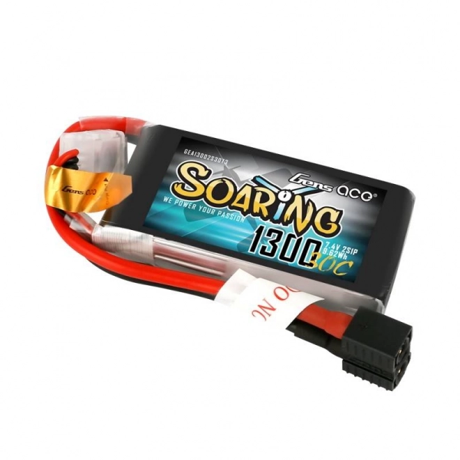 Baterie Gens Ace Soaring 1300mAh 7,4V 30C 2S1P EC3/XT60/T-Plug