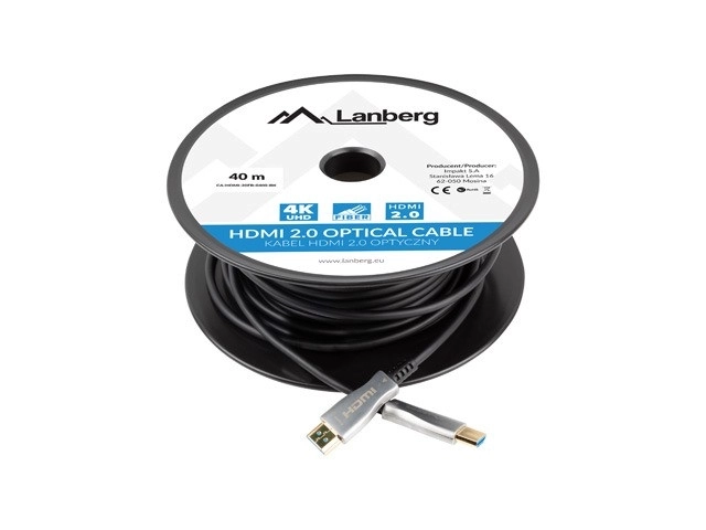 Kabel HDMI M/M v2.0 CA-HDMI-20FB-0400-BK 40m černý