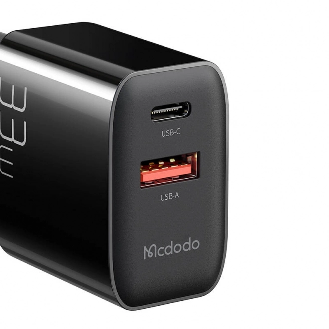 Nabíječka GaN 33W Mcdodo CH-0921 USB-C, USB-A (černá)