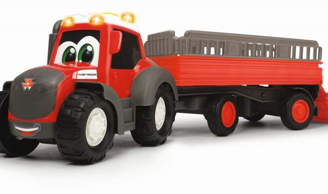 ABC Traktor Massey Ferguson s přívěsem 30 cm
