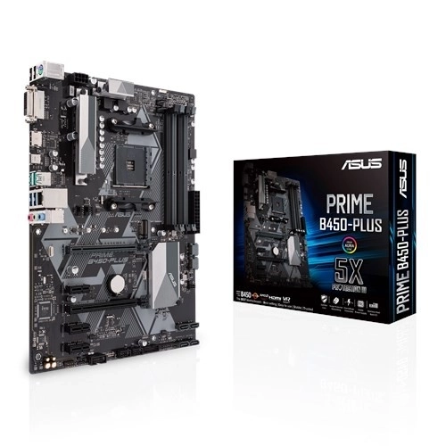 PRIME B450-PLUS AM4 4DDR4 DVI/HDMI/M.2 Základní deska ATX