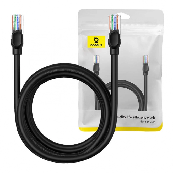 Síťový kabel Baseus Ethernet CAT5, 3 m (černý)