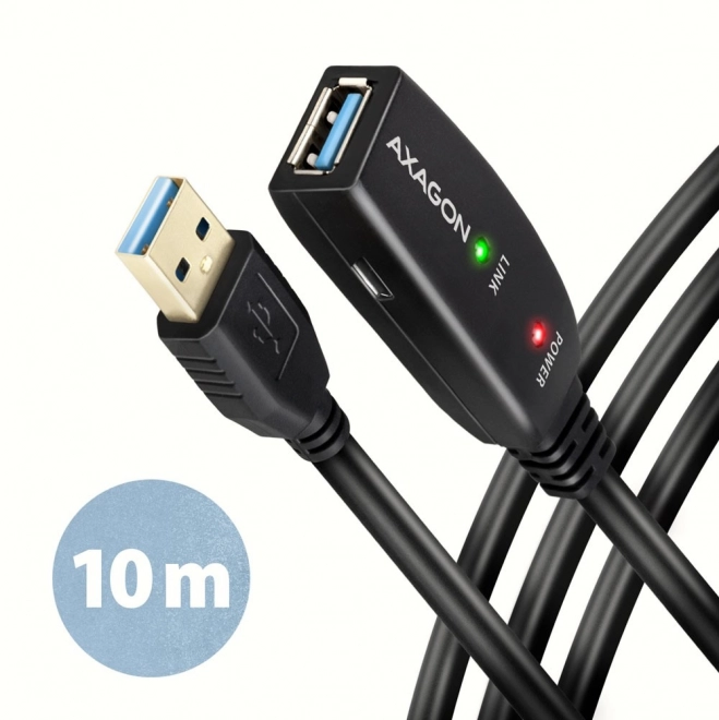 ADR-310 USB 3.0 A-M -> A-F aktivní prodlužovací/zesilovací kabel 10 m