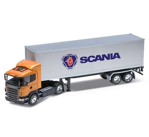 Welly - Tahač s přívěsem Scania R 470 model 1:32