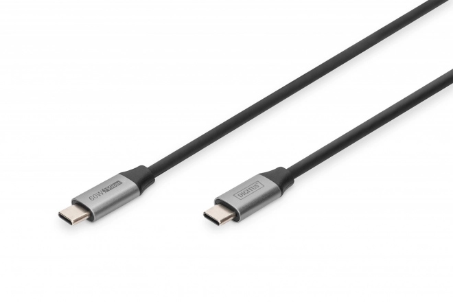 Připojovací kabel USB 3.0 60W/5Gbps typ USB C/USB C M/M 1m černý