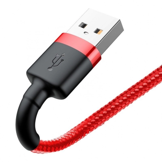 Baseus Cafule USB Lightning kabel 2,4 A 1 m (černo-červený)