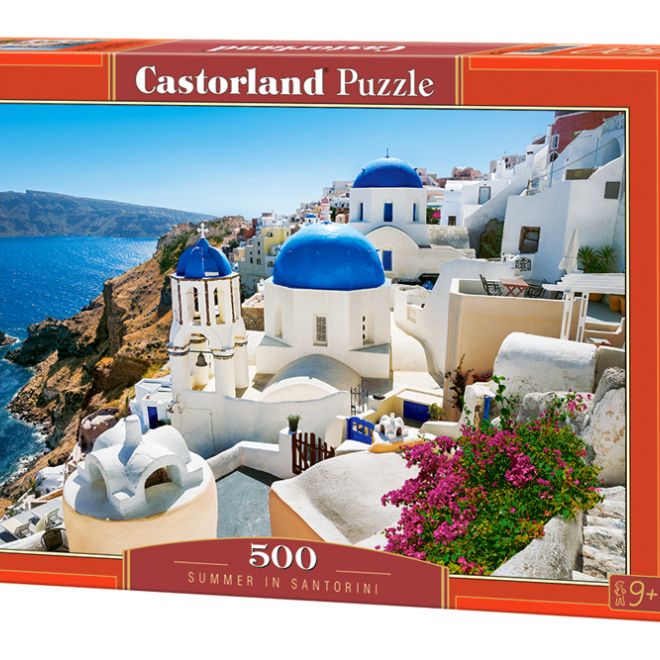 CASTORLAND Puzzle 500 prvků Léto na Santorini - Léto na Santorini 9+