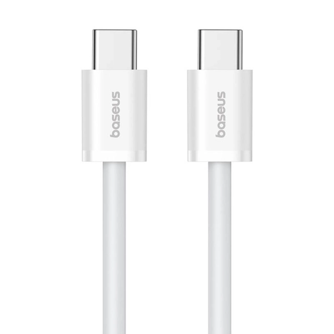 Rychlonabíjecí kabel USB-C na USB-C Baseus Superior 2 100W 2m (bílý)