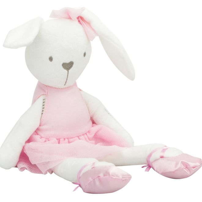 Plyšový mazlíček - růžový králík