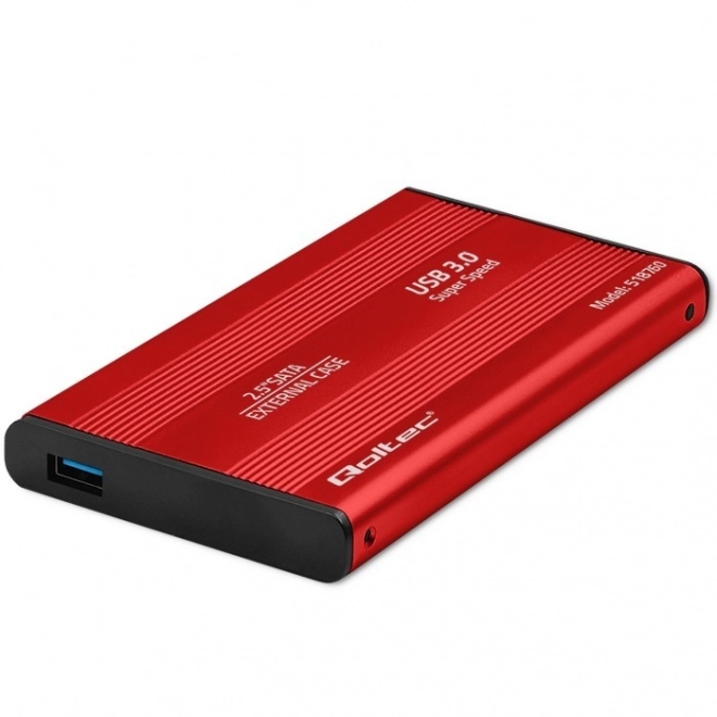 2,5" SATA3 HDD/SSD kryt | USB 3.0 | Červený