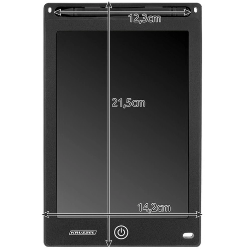 Kreslící tablet 8,5" černý KRUZZEL 22454