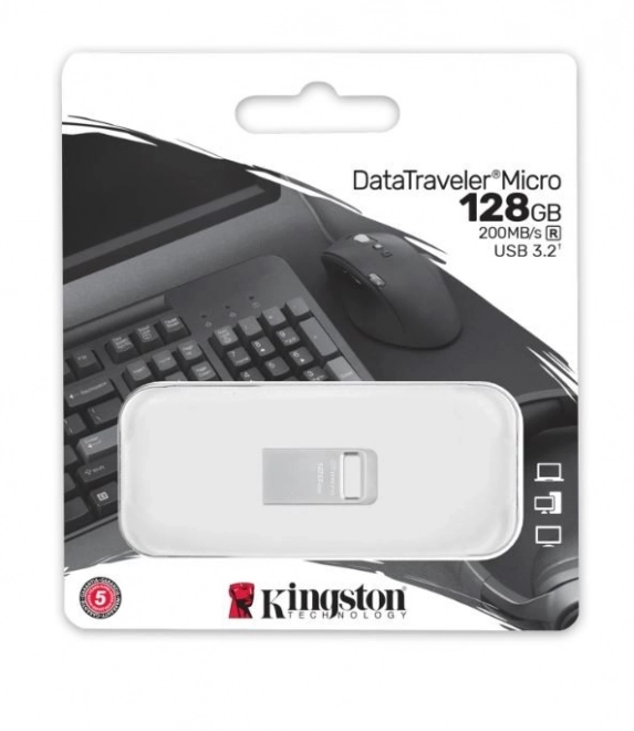 Data Traveler Micro G2 128GB USB 3.2 Gen1 Flash disk