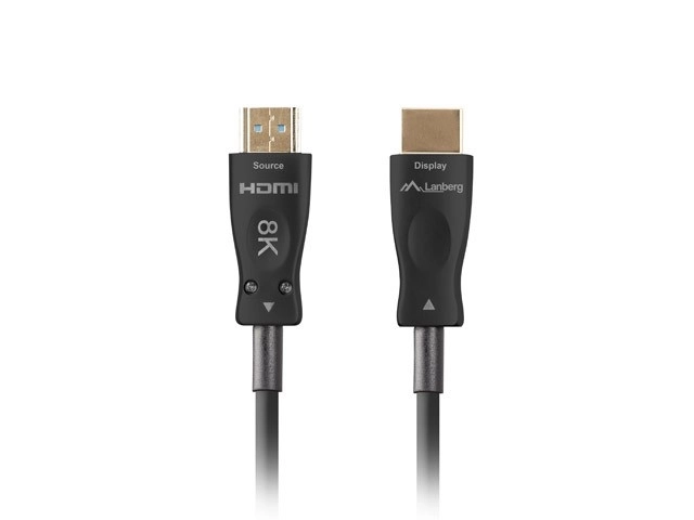 HDMI M/M v2.1 100M 8K optický černý kabel AOC