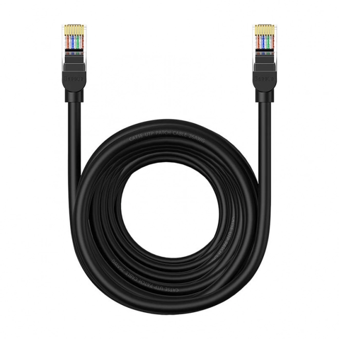 Síťový kabel Baseus Ethernet CAT5, 10 m (černý)