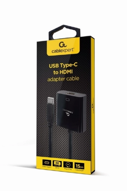 Adaptér USB-C na HDMI 4K 30Hz samice 15 cm