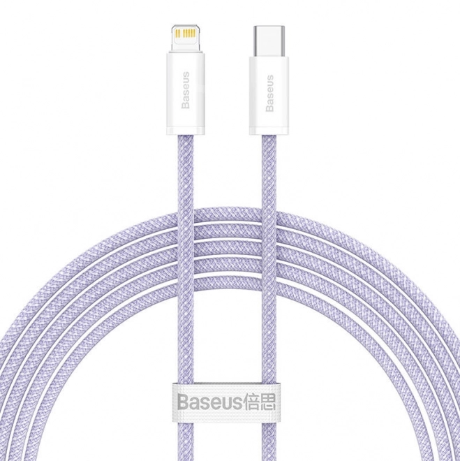 Kabel USB-C na Lightning Baseus Dynamic 2 Series 20W 2 m (fialový)