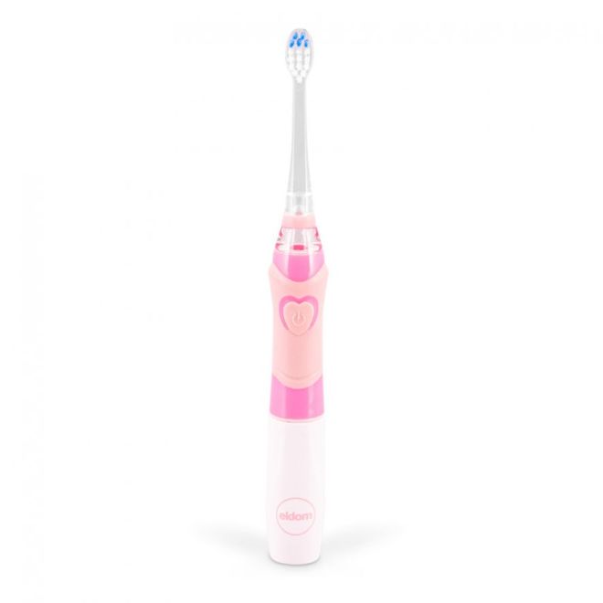 Dětský sonický zubní kartáček ELDOM SD50R, růžový