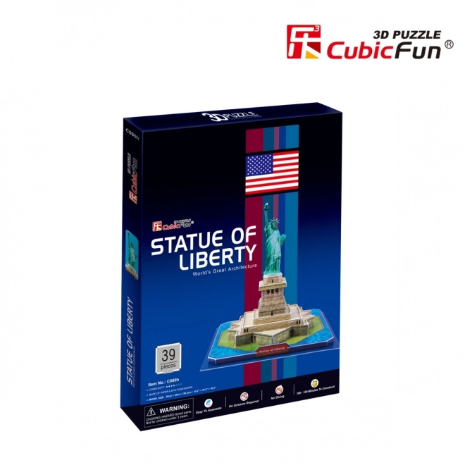 3D puzzle Socha Svobody od CubicFun