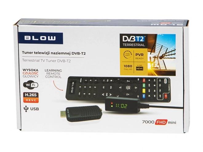 Tuner DVB-T2 7000 FHD MINI H.265