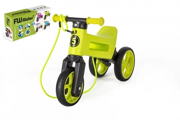 Dětské odrážedlo Funny Wheels Rider SuperSport 2v1 v krabici – Zelené