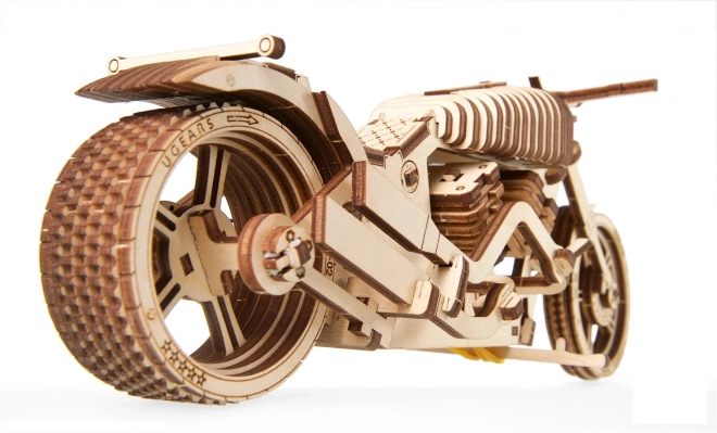 Ugears 3D dřevěné mechanické puzzle VM-02 Motorka