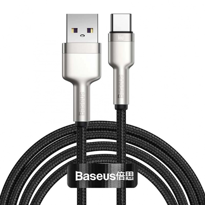 Kabel USB pro USB-C Baseus Cafule, 66 W, 2 m (černý)