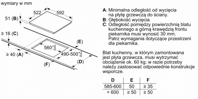 Indukční varná deska PUE611BB5D