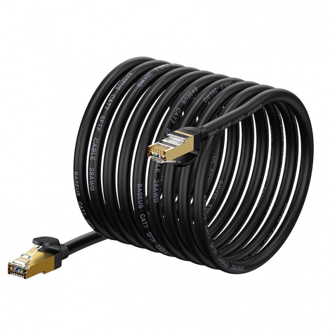 Síťový kabel Baseus Ethernet RJ45, 10 Gb/s, 15 m (černý)