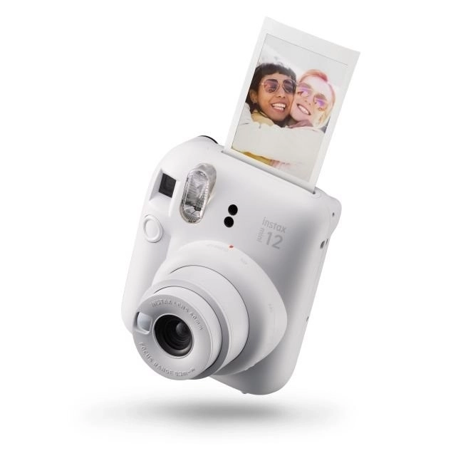 Instax mini 12 BIG BUNDLE (fotoaparát + pouzdro + album) bílý