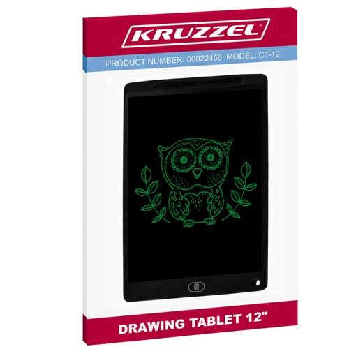 Kreslicí tablet 12" černý KRUZZEL 22456